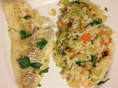 riz filet de colin carottes celeri cookeo