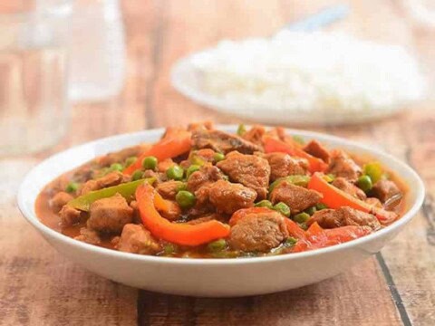 saute de porc aux legumes cookeo