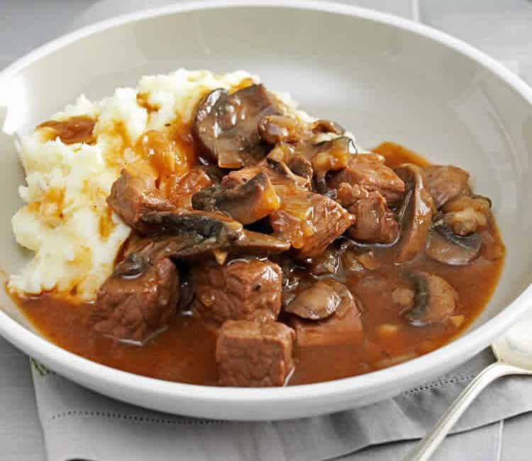 Boeuf aux champignons et soja avec thermomix