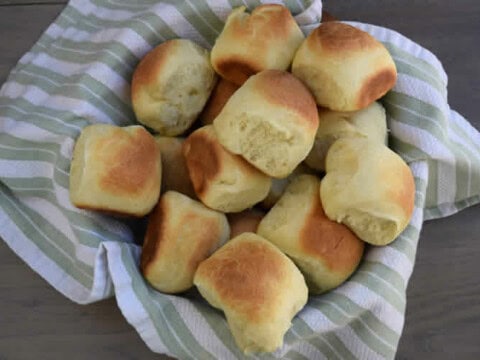 Petits pains au lait sans levure boulangère avec thermomix