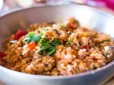 Risotto aux poireaux et thon au cookeo