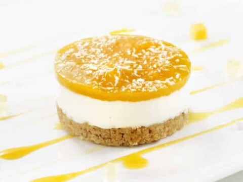 Panna cotta citron spéculoos et mangue au thermomix