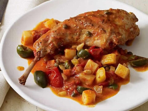 Cuisses de lapin pomme de terre et carottes au cookeo