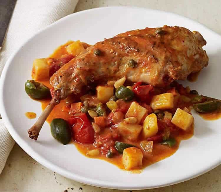 Cuisses de lapin pomme de terre et carottes au cookeo