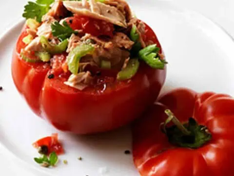 tomates farcies au poisson