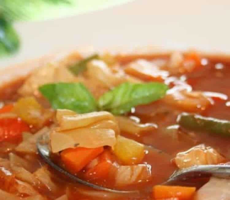 Recette soupe aux choux ww