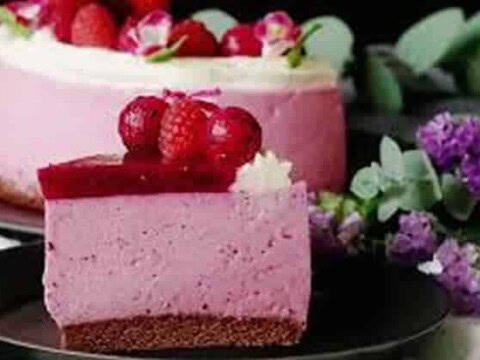 Bavarois aux framboises au thermomix