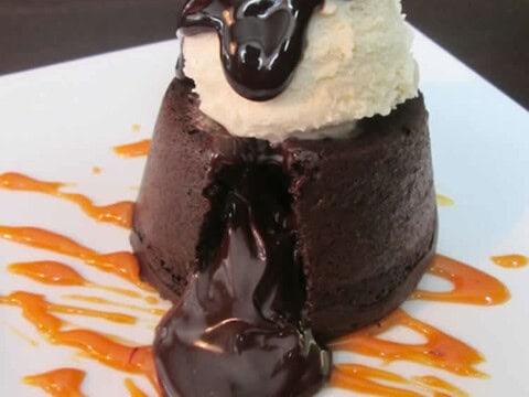Coulant au chocolat noir au thermomix