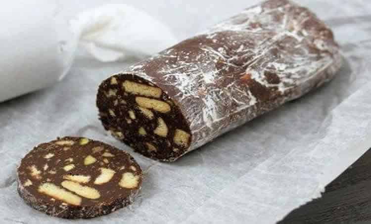 saucisson au chocolat facile au thermomix