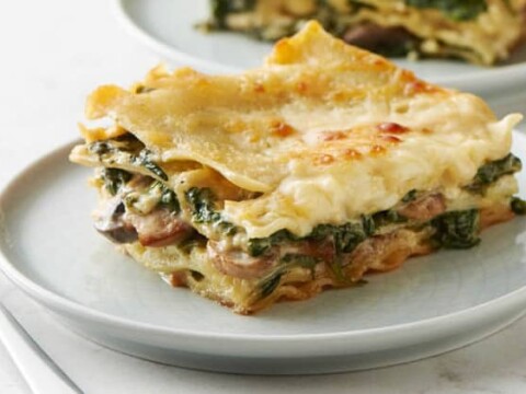 Lasagne champignons épinards au thermomix