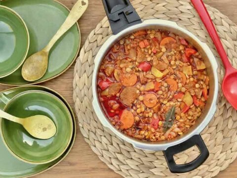 Soupe de lentilles au chorizo au thermomix