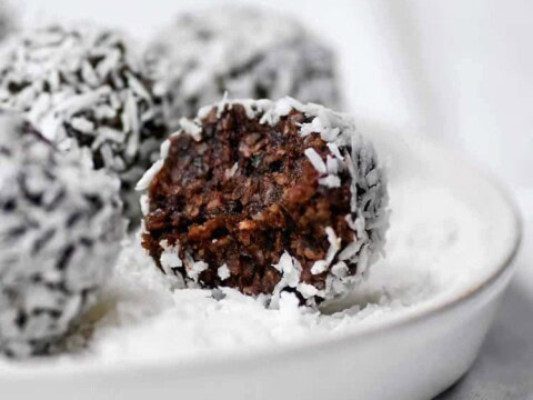 Boules chocolat dattes au thermomix