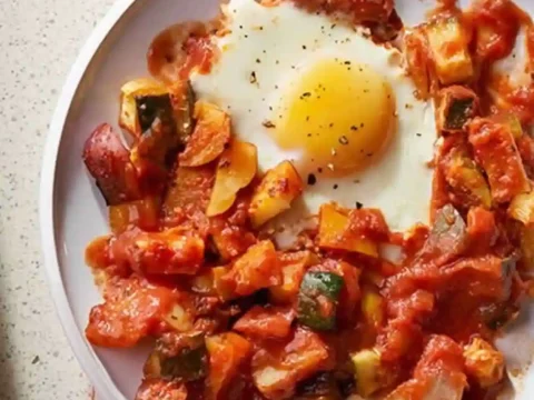 Chakchouka aux œufs au cookeo