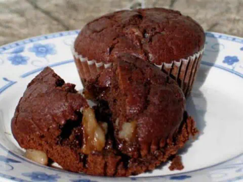 Muffins poire-chocolat au thermomix