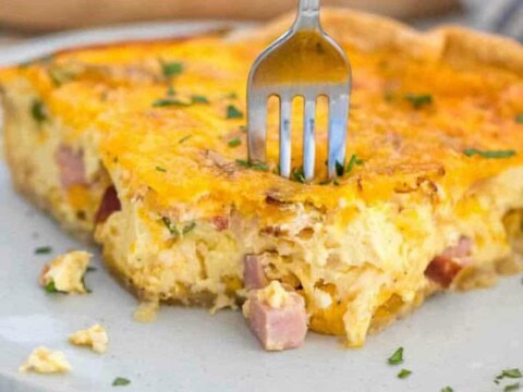 Quiche jambon et bacon au thermomix