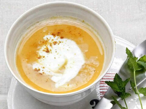 Soupe lentilles corail au thermomix