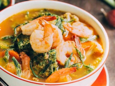 Soupe thaï crevettes au thermomix