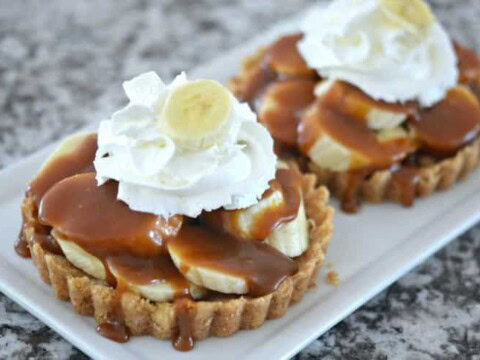 Tartes banane caramel au thermomix