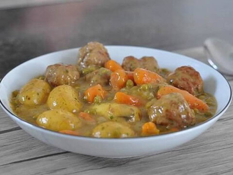 Boulettes de viande hachée aux légumes au thermomix
