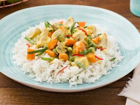 Riz aux légumes et curry au thermomix