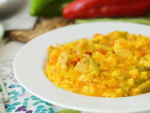 Riz au poulet et légumes au thermomix
