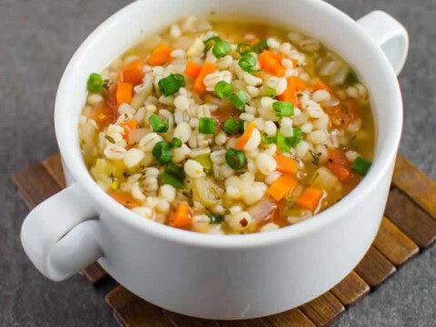 Soupe de légumes légère
