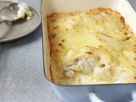 Gratin pommes de terre et cabillaud au cookeo
