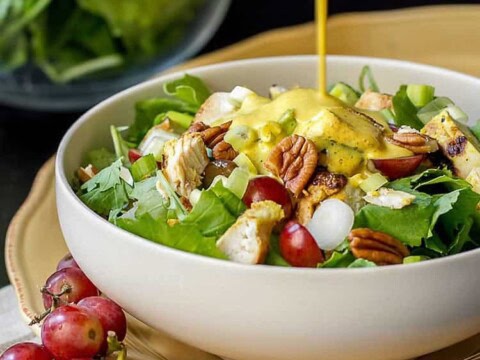 Sauce curry pour salade au thermomix