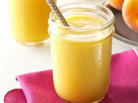 Smoothie pêche au thermomix
