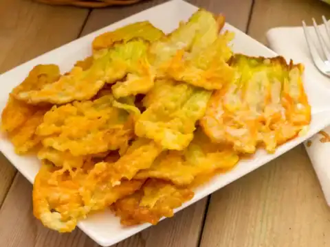 Beignets fleurs de courgettes