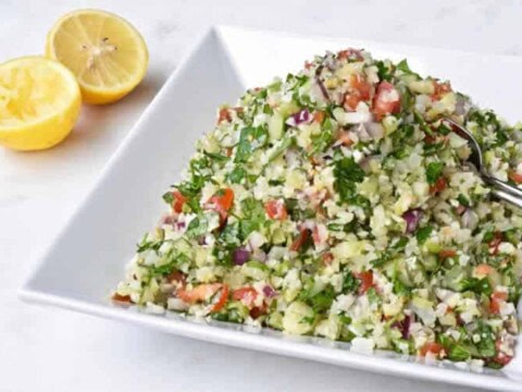 Taboulé de brocoli et concombre au thermomix