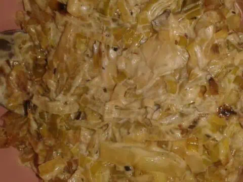 Fondue de poireau à la crème au cookeo