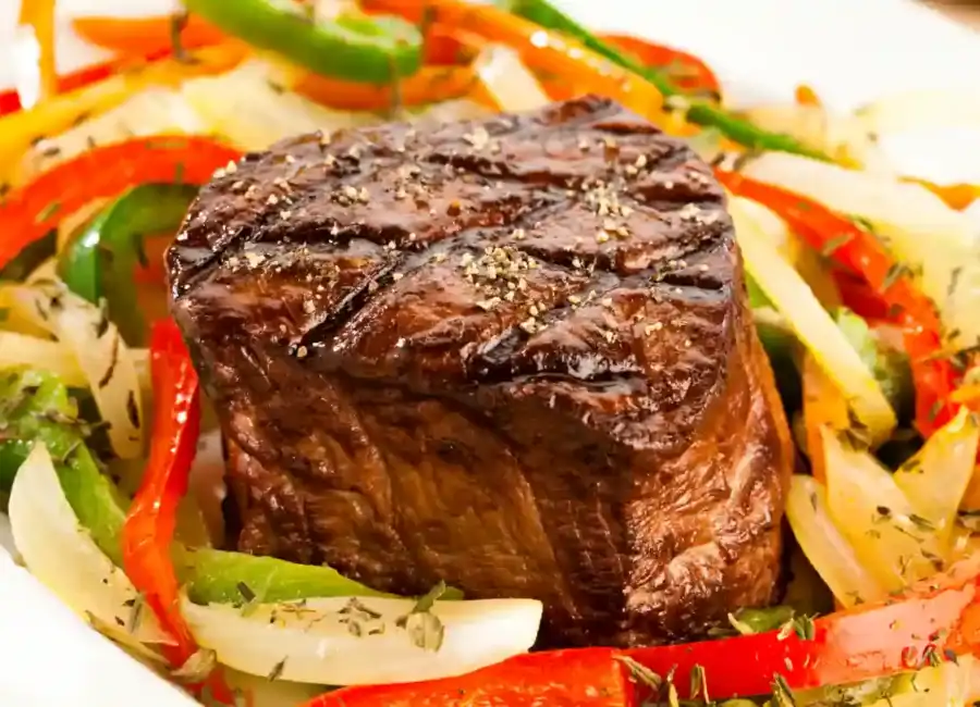 filet mignon et légumes au Cookeo