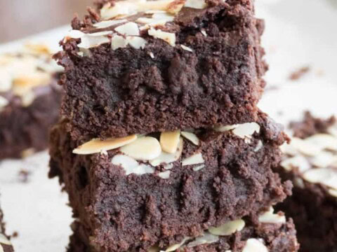 Brownies aux amandes effilées au thermomix