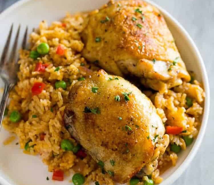 Cuisses de poulet et riz au cookeo