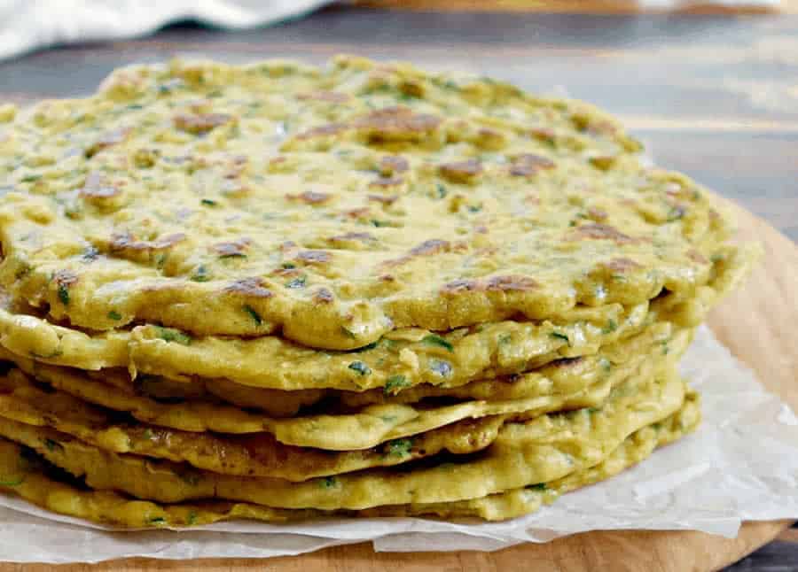 Pains aux courgettes à la poêle