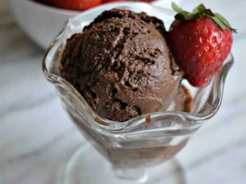 Sorbet chocolat facile au thermomix