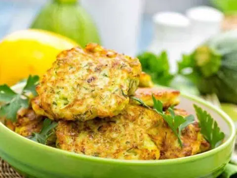 Croquettes de courgettes au four