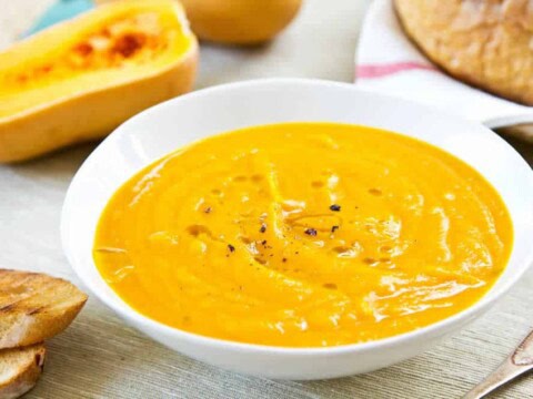 Velouté de courge butternut au thermomix