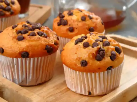muffins moelleux aux pépites de chocolat
