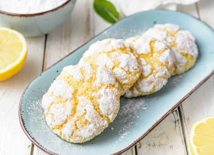 Biscuits croustillants au citron