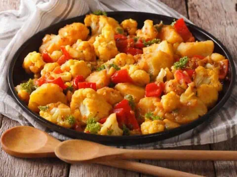 chou fleur au curry au cookeo