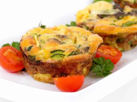 Muffins champignons et courgettes au thermomix