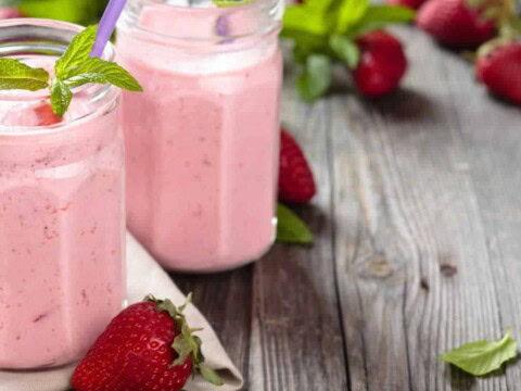 Comment faire un vrai milkshake à la fraise