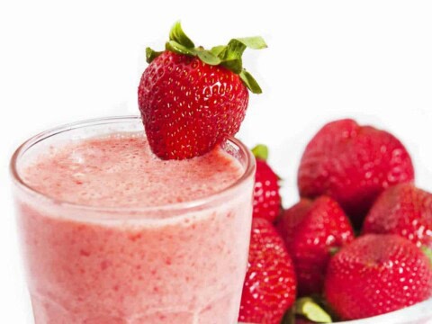 Milk shake à la fraise pour 2 personnes