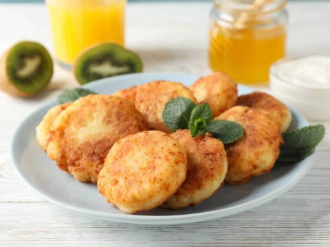 Pancake léger au fromage blanc