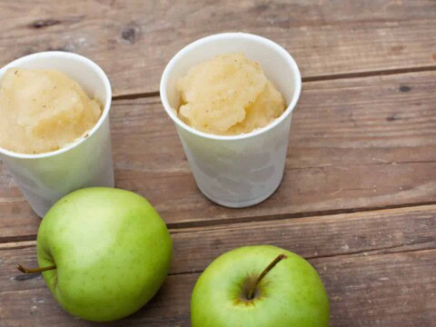 Sorbet aux pommes au thermomix
