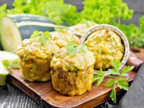 Muffins courgettes au fromage