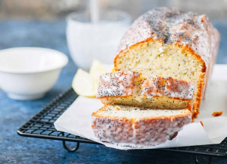Cake au citron et aux graines de pavot