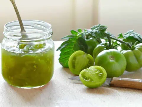 Confiture de tomates vertes